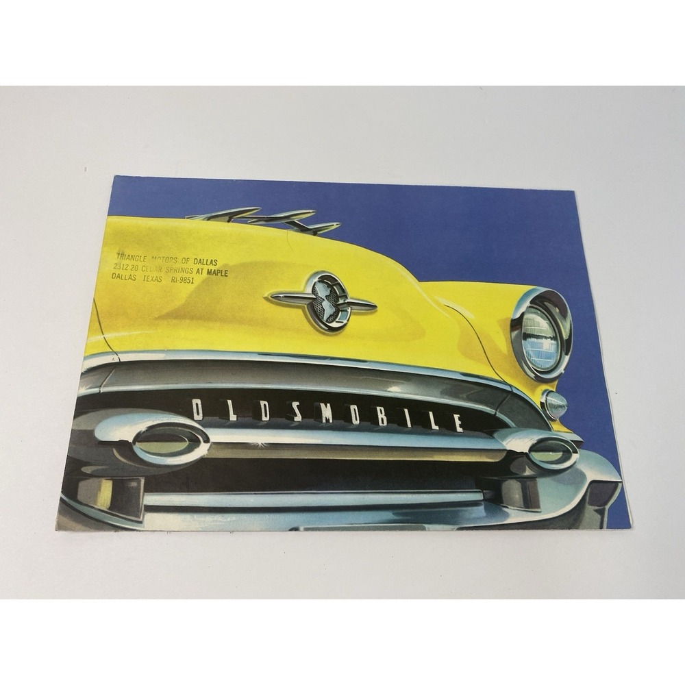 1955 Oldsmobile Full Line Foldout Sales Brochure 55 Super 88 Ninety-Eight